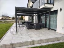 Aranżacja: Pergola tarasowa metalowa 4x4 wolnostojąca Nefir 2.0 - Antracite, Gartwerk