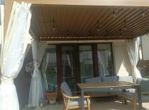 Aranżacja: Pergola wolnosotjąca w kolorze drewna 3x4 Nefir 2.0 - Woodlook