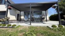 Aranżacja: Pergola wolnostojąca z oświetleniem LED 3x6 Nefir 2.0 3x6 - Antracite, Gartwerk