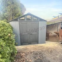 Aranżacja: Pojemny domek ogrodowy Keter Stronghold 10x11,5 Grey (10,6m2)