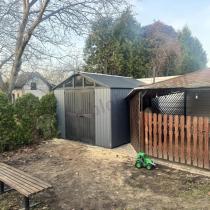 Aranżacja: Pojemny domek ogrodowy Keter Stronghold 10x11,5 Grey (10,6m2)