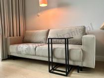 Aranżacja: Rozkładana welurowa Sofa Modo beżowa 236x97 cm Solo 252