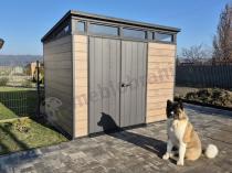 Aranżacja: Schowek narzędziowy Keter Signature Pent 9x7 Ashwood (6 m2)