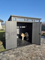 Aranżacja: Schowek narzędziowy Keter Signature Pent 9x7 Ashwood (6 m2)