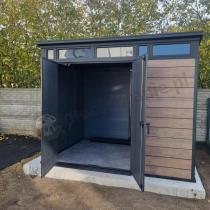 Aranżacja: Schowek narzędziowy Keter Signature Pent 9x7 Ashwood (6 m2)