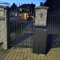 Aranżacja: Skrzynia na paczki Olstt 45x30x100 - Szary