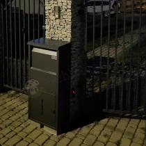 Aranżacja: Skrzynia na paczki Olstt 45x30x100 - Szary