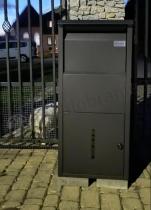 Aranżacja: Skrzynia na paczki Olstt 45x30x100 - Szary