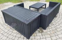 Aranżacja: Skrzynia na taras Rockwood Box 570L Antracite