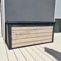 Aranżacja: Skrzynia ogrodowa Keter Signature Deco 570L Ashwood