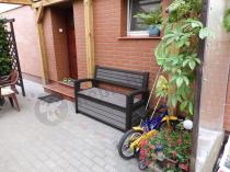Aranżacja: Skrzynia ogrodowa z oparciem Keter Hudson Storage Bench 227L brązowy