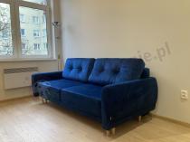 Aranżacja: Sofa Kalle Granatowa, Welurowa z Funkcją Spania 234x97 cm Riviera 81