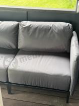 Aranżacja: Sofa ogrodowa 3-osobowa 240 cm LIMIT grafit