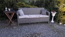 Aranżacja: Sofa ogrodowa Corfu Love Seat Max - cappuccino