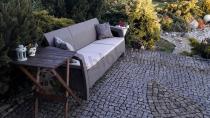 Aranżacja: Sofa ogrodowa Corfu Love Seat Max - cappuccino
