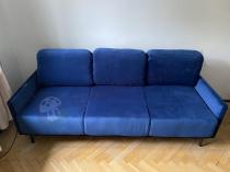 Aranżacja: Sofa Solo welurowa z funkcją spania 212x97 cm Solo 263