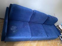 Aranżacja: Sofa Solo welurowa z funkcją spania 212x97 cm Solo 263