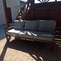Aranżacja: Sofa trzyosobowa Calamba 193cm - aluminium Light Grey