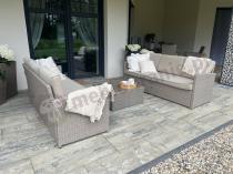 Aranżacja: Sofa trzyosobowa Cofete – Natural
