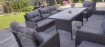 Aranżacja: Sofa trzyosobowa Perata – Dark Grey