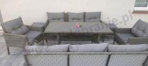 Aranżacja: Sofa trzyosobowa Perata – Dark Grey