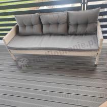 Aranżacja: Sofa trzyosobowa Perata – Grey