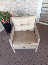 Aranżacja: Sofa trzyosobowa Perata – Natural