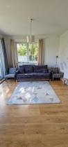 Aranżacja: Sofa z grubą tkaniną Aris 214x104cm ciemnoszara