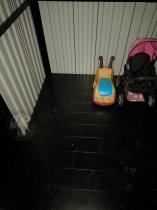 Aranżacja: Stalowa podłoga do domku Nittel Plus 240x360 - Black