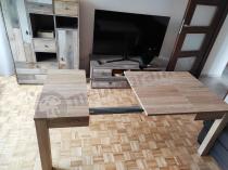 Aranżacja: Stół do salonu Vega 80x80 cm rozkładany dąb Sonoma