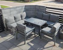 Aranżacja: Stół ogrodowy Curver Lyon podnoszony stolik kawowy grafitowy