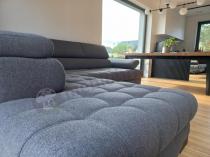 Aranżacja: Stylowy narożnik z funkcją spania Selva L 263x223 cm lewostronny
