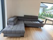 Aranżacja: Stylowy narożnik z funkcją spania Selva L 263x223 cm lewostronny