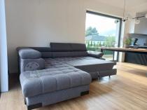 Aranżacja: Stylowy narożnik z funkcją spania Selva L 263x223 cm lewostronny