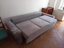 Aranżacja: Szara klasyczna sofa do salonu 256cm Bukiet Monolith 84