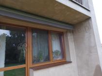 Aranżacja: Szara markiza na balkon Lea 295x250 - aluminiowy stelaż
