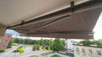 Aranżacja: Szara markiza tarasowa 450x300 Lea - Szary