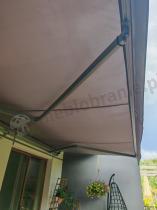 Aranżacja: Szara markiza tarasowa 450x300 Lea - Szary