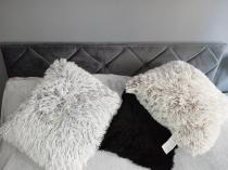 Aranżacja: Szare łóżko 140x200 cm tapicerowane Carlos