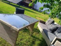 Aranżacja: Szare meble ogrodowe z technorattanu Torino Grande - grey