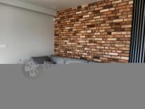Aranżacja: Szary narożnik rozkładany 280x178 cm lewy Larde Solid 90