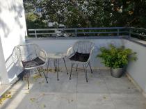 Aranżacja: Szary zestaw rattanowy na balkon boho Torgiano Balcony