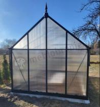 Aranżacja: Szklarnia ogrodowa z poliwęglanu 6mm PLUS 244x370x240cm