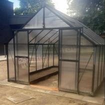 Aranżacja: Szklarnia ogrodowa z poliwęglanu 8mm PREMIUM 305x370x245cm