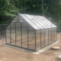 Aranżacja: Szklarnia ogrodowa z poliwęglanu 8mm PREMIUM 305x370x245cm