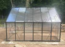 Aranżacja: Szklarnia ogrodowa z poliwęglanu 8mm PREMIUM 305x370x245cm