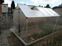 Aranżacja: Szklarnia poliwęglan z aluminiowym stelażem 190x310 cm
