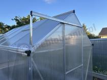 Aranżacja: Szklarnia poliwęglan z aluminiowym stelażem 190x310 cm
