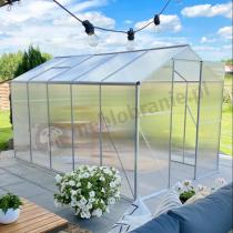 Aranżacja: Szklarnia poliwęglan z aluminiowym stelażem 310x190 cm