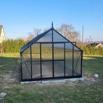 Aranżacja: Szklarnia poliwęglanowa 6mm PLUS stelaż aluminium 305x605x245cm